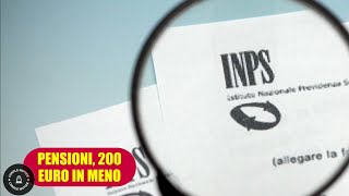 Pensioni INPS da Aprile 200 euro in meno da questo ISEE in su  Cosa succede [upl. by Imik]