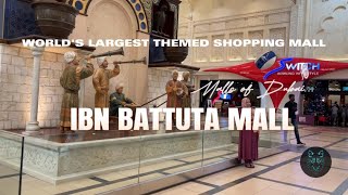 Ibn Battuta Mall  Worlds Largest Themed Shopping Mall  Walking Tour [upl. by Ard]