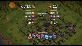 Best Town Hall 9 Base  Excellent defense against attacker [upl. by Atinuj]