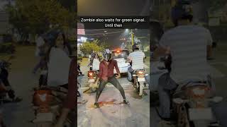 Angaat Aalaya  Zombivli  Helmet Guy  Subodh Londhe  Traffic Light Dance  Marathi Song  Zombie [upl. by Innej]