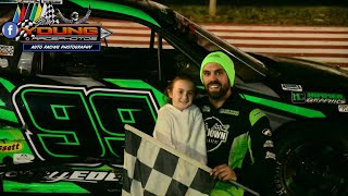 Corey Edelman parks it at Mahoning Valley Speedway for Kevin Graver Sr [upl. by Walkling]