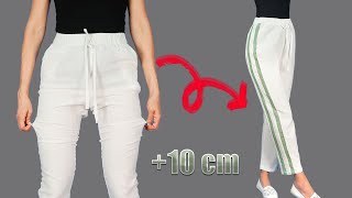 How to upsize a tight pants by 10 cm to fit you perfectly [upl. by Nnairol]