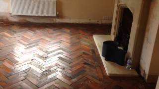 Parquet flooring Restoration in Cheshire by WoodfloorRenovations [upl. by Aniuqal]