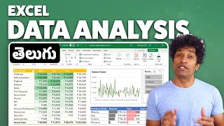 Beginner to PRO Data Analysis with Excel  FREE Adv Masterclass in TELUGU [upl. by Raine869]