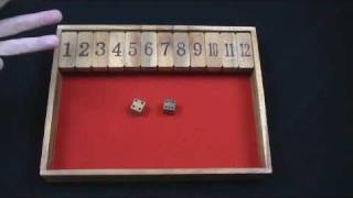 Shut the Box wood game 112 version from CreativeCrafthousecom [upl. by Elnore]