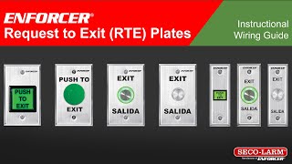 RequesttoExit RTE Wiring Guide [upl. by Marlon]