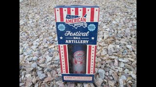 Great American Fireworks Co  Festival Ball Artillery reloadable mortar [upl. by Wichern]