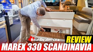 Marex 330 Scandinavia walkthrough boatlife [upl. by Ashraf]