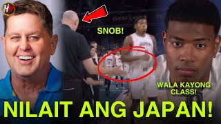 NILAIT ANG SARILING NATIONAL TEAM Tatagilid ang Japan sa Gilas May Galit sa sariling coach [upl. by Eeneg61]