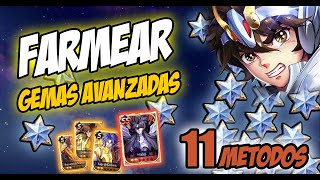 Como conseguir GEMAS AVANZADAS ► 11 METODOS ⭐ Saint Seiya Awakening KOTZ [upl. by Lodhia]