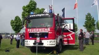 Rettmobil 2013 Neues LF 10 von Ziegler auf MB und MAN [upl. by Stavros]