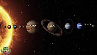 Solar System Planet amp Dwarf Planet Song Normal Middle [upl. by Kattie]