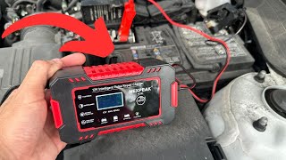 Smart Car Battery Charger with Pulse Repair Full Review [upl. by Koo98]