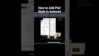 How to Add Plot Style in Autocad [upl. by Karly]