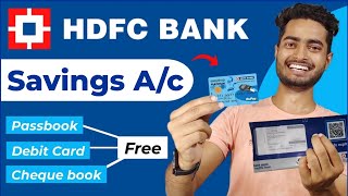 HDFC Bank Account Opening Online  2024  How to open HDFC Saving Account Online [upl. by Hairem]