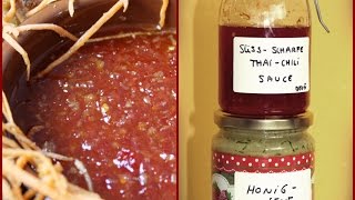 HonigSenf Sauce  Süßsaure Chili Sauce  2 Dips und Saucen für kalte Platten Raclette und Fondue [upl. by Alfonzo]