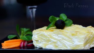 Potato Gratin Dauphinoise Recipe  Black Pepper Chef [upl. by Dnalevets97]