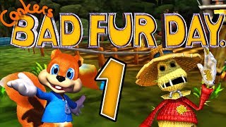 CONKERS BAD FUR DAY  01 💩 Böser Kater nach einem SaufAbend [upl. by Neural]