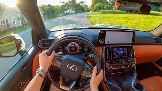 2023 Lexus LX600 Ultra Luxury  POV Test Drive Binaural Audio [upl. by Ettennaej728]