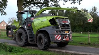 Maïs 2024  Claas Jaguar 980 50th anniversary edition  Fendt 722 met duw en trekstang  Kuunders [upl. by Nirag919]