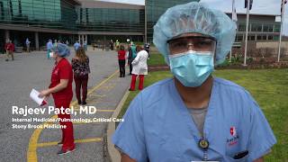 SUNY Upstate Staff Arrives at Stony Brook Medicine to Help [upl. by Ecitnerp]