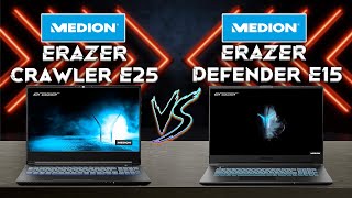 MEDION ERAZER Crawler E25 vs ERAZER Defender E15 you probably have not heard of this brand before [upl. by Deidre]