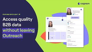 Enrich outreach records with Cognism [upl. by Phiona]