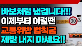 바보처럼 낸겁니다 이제부터 이럴땐 교통위반 범칙금 제발 내지 마세요 보험료 할증 [upl. by Nepean]