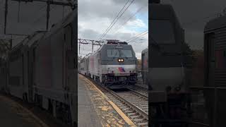 NJT 6641 passing MaplewoodNJ with NJT 4640 Retro Disco leading [upl. by Marris]