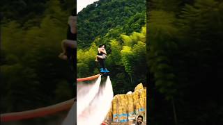 Adorable flyboard ride with cute girl [upl. by Enrol]