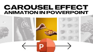 How to Create Carousel Effect Animation in PowerPoint using Morph Transition  StepbyStep Tutorial [upl. by Ellecram271]