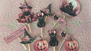 Tutoriel pour fabriquer des piques décoratifs Halloween [upl. by Babara]