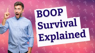 What is the survival rate for boop pneumonia [upl. by Adrien]