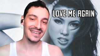 First Time Reaction REGINE VELASQUEZ  Love Me Again Official LIVE Performance [upl. by Yee]