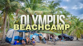 OLYMPUS BEACH LOBO BATANGAS Camping 3D 2N [upl. by Dachia]