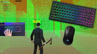 Unboxing ProjectD Tinker75  Fortnite Keyboard amp Mouse Sounds ASMR Gameplay 😍 [upl. by Tanny]