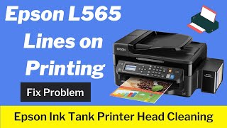 Epson L565  Lines on Printing L210 L130  L220 L310 L360 L365 January 2024 [upl. by Llertal268]