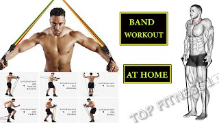 🔴 7 Resistance band exercises for a total body workout [upl. by Esinart]