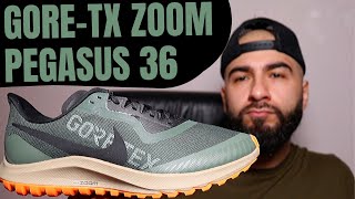 BUY OR BYE Nike GoreTex Zoom Pegasus 36 Trail Review [upl. by Nanreh]