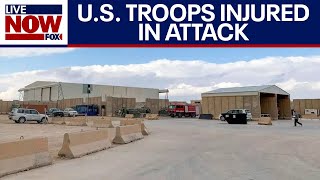 BREAKING US troops injured in suspected rocket attack on Iraq military base  LiveNOW from FOX [upl. by Gurl241]