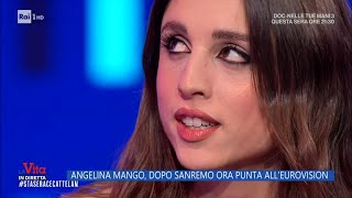 Angelina Mango dopo Sanremo ora punta allEurovision  La vita in diretta 15022024 [upl. by Sehguh]