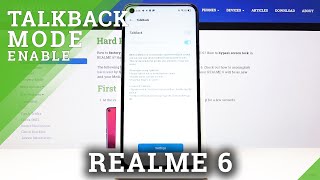 How to Use TalkBack in REALME 6 – Enable  Disable Talkback Mode [upl. by Rowell]