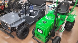 Massimo Little Green Tractor at local Farm amp Fleet store [upl. by Laertnom]