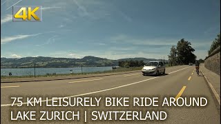 75 km leisurely bike ride around Lake Zurich [upl. by Carney]