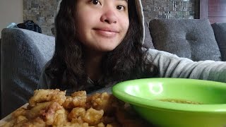 Calamares MukbangASMR MUKBANGPinoy Mukbang [upl. by Anwadal]