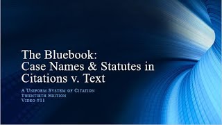 BB 11Citation Sentences amp Clauses [upl. by Obel]