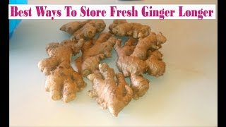 How to store Ginger for long time [upl. by Kassel911]