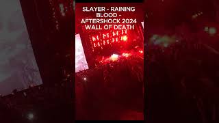 Slayer  Raining Blood  Wall of Death  Aftershock 2024 [upl. by Esaertal20]