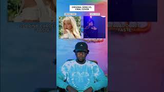 Original Song Vs Viral Cover Sabrina Carpenter quotTaste shorts music pop SabrinaCarpenter trend [upl. by Ayrolg]