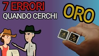 Cercare oro  7 errori da non fare [upl. by Ofori502]